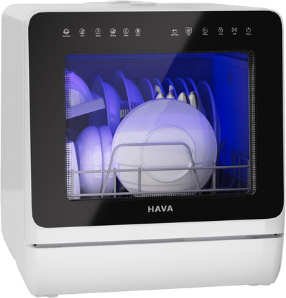 Portable Dishwasher – Powerful, Efficient, with 8 Wash Programs